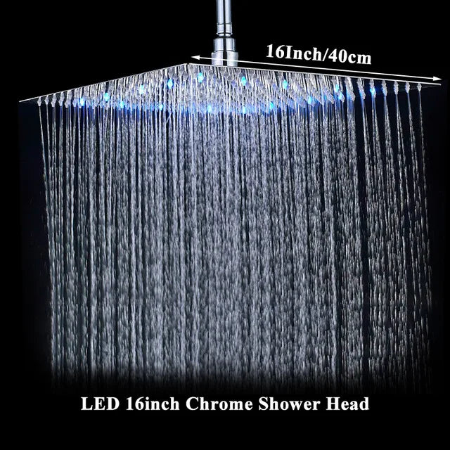 16 inch Big Rainfall Shower Faucets