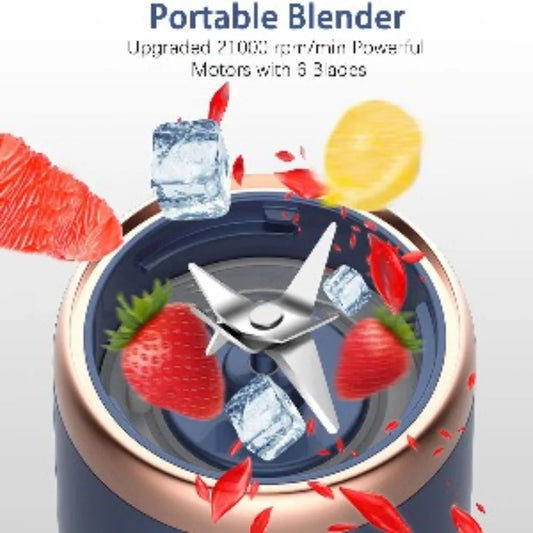 USB Rechargeable Mini Blender with 6 Blades
