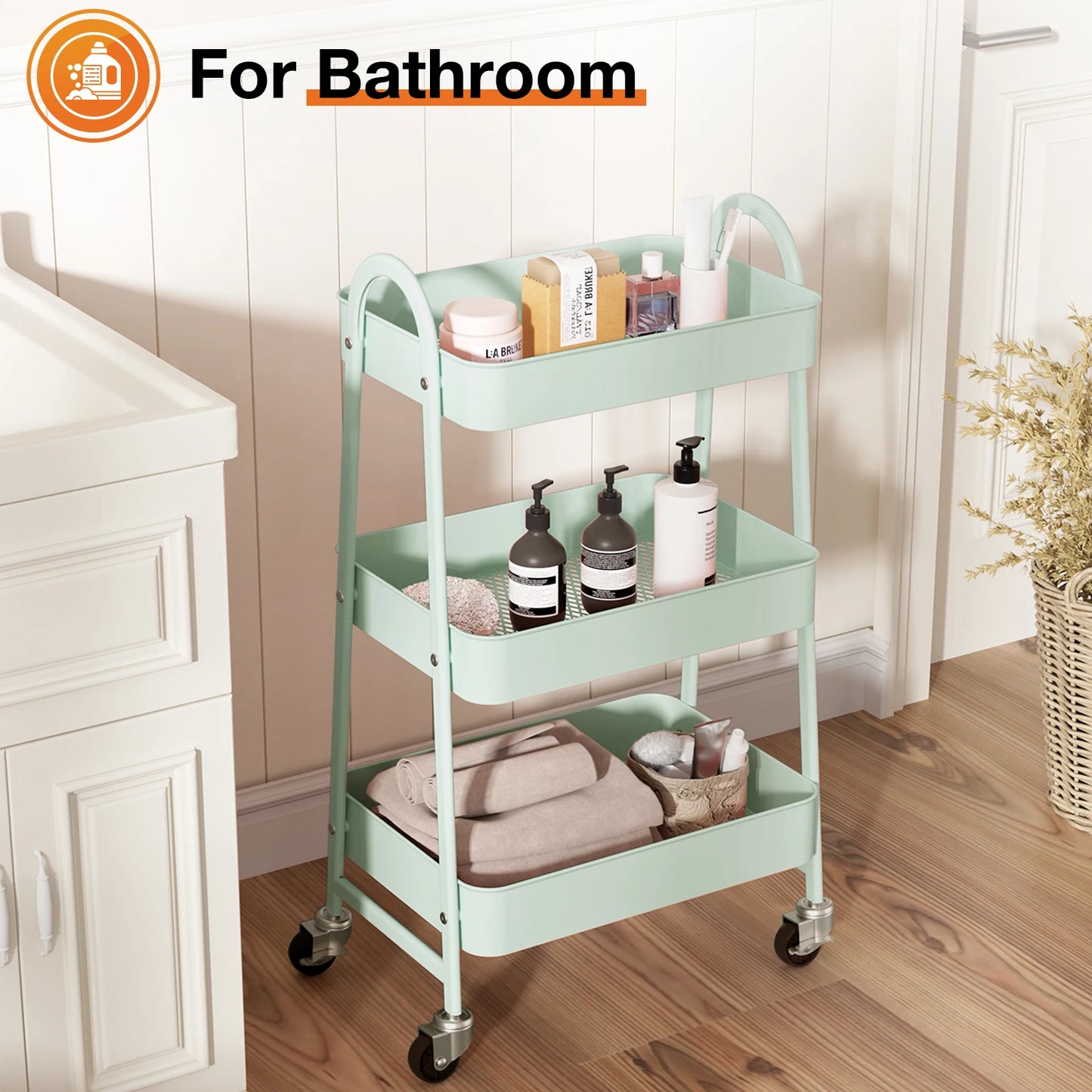 Metal Utility Storage Organizer