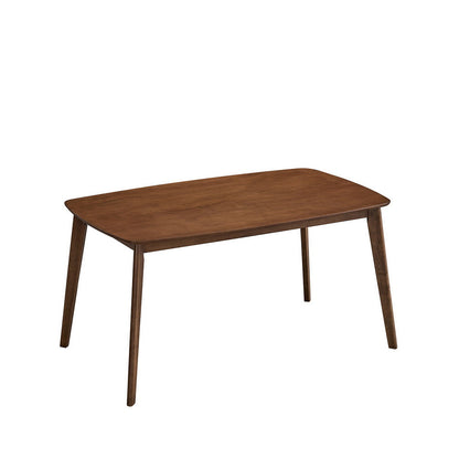 ACTU Dining Table Set with Upholstered Chairs for Modern Homes (Seats 4–6, Solid Wood)