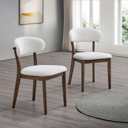ACTU Dining Table Set with Upholstered Chairs for Modern Homes (Seats 4–6, Solid Wood)