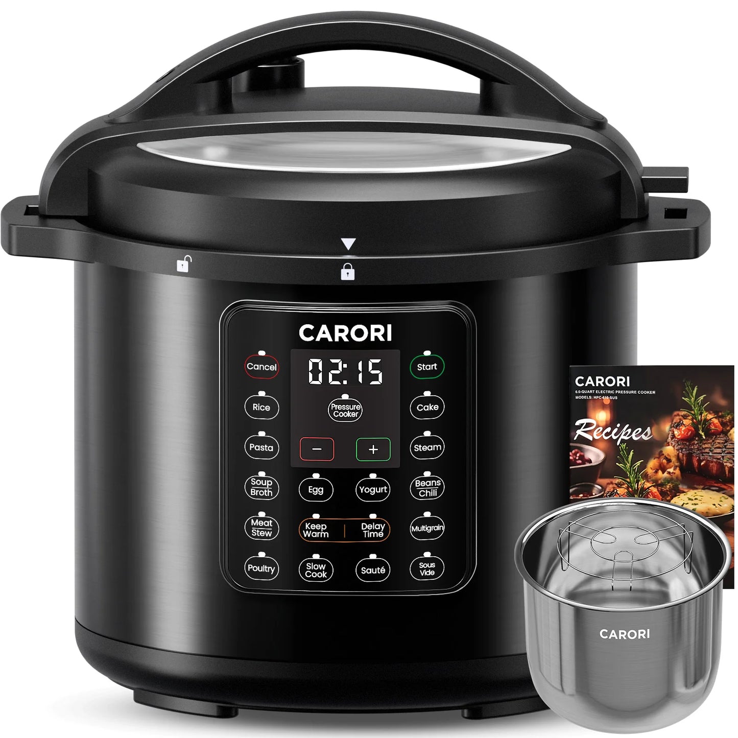 12-in-1 Electric Stainless Steel Pressure Cooker