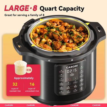 12-in-1 Electric Stainless Steel Pressure Cooker
