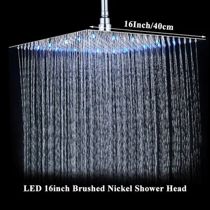 16 inch Big Rainfall Shower Faucets