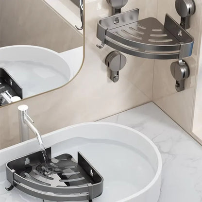 Bathroom Suction Cup Type Storage Rack