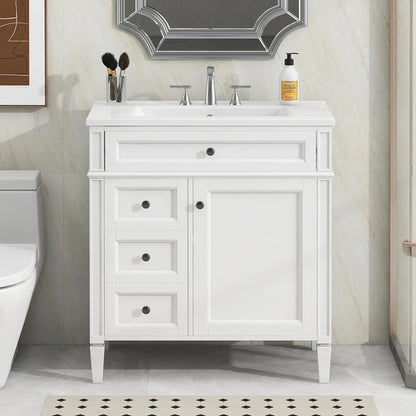 30" Modern Freestanding Storage Cabinet
