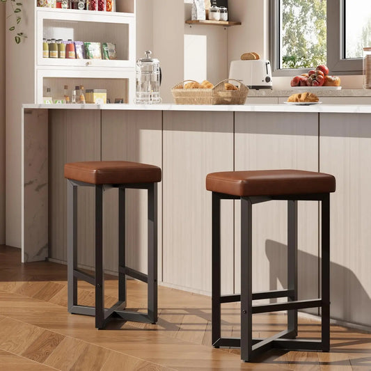 2PCS 24" Bar Stools Set