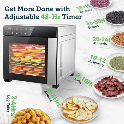 8-Tray Stainless Steel Dehydrator