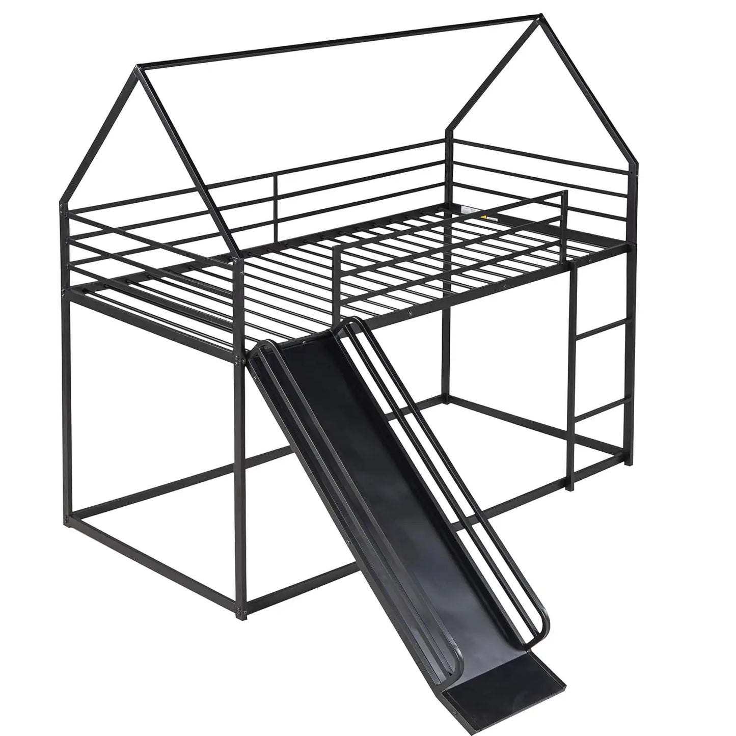 Twin Over Twin Bunk Bed with Slide