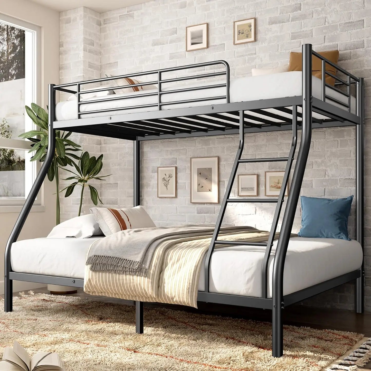 Twin Over Twin Bunk Bed with Slide