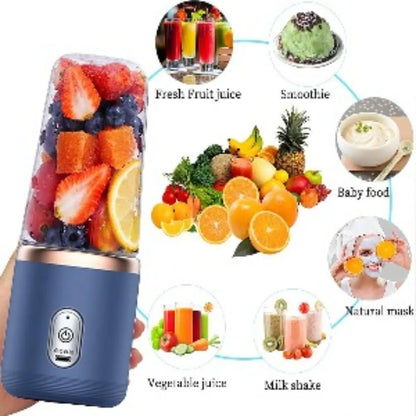 USB Rechargeable Mini Blender with 6 Blades