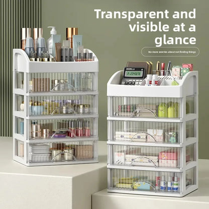 Multi-Compartment Makeup Organizer for Vanity