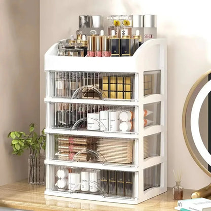 Multi-Compartment Makeup Organizer for Vanity