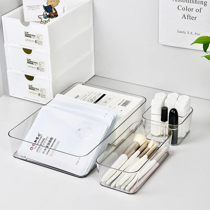 4PCS Desk Drawer Set, Makeup Organizers