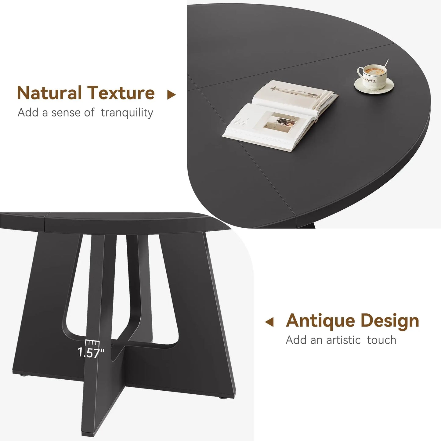 47-Inch Round Dining Table