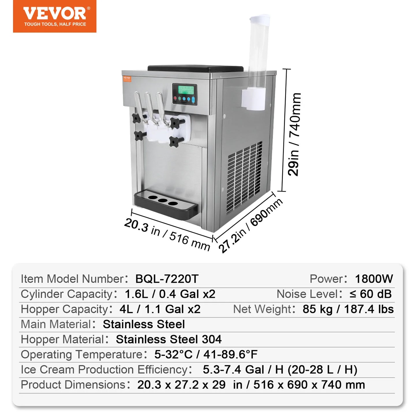 Commercial Ice Cream Machine