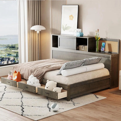 Full Size Daybed with USB Ports and Sockets