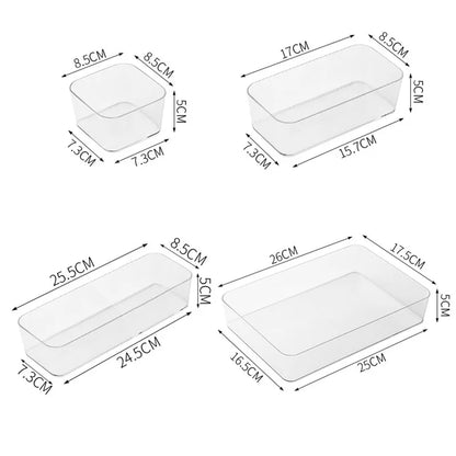 4PCS Desk Drawer Set, Makeup Organizers