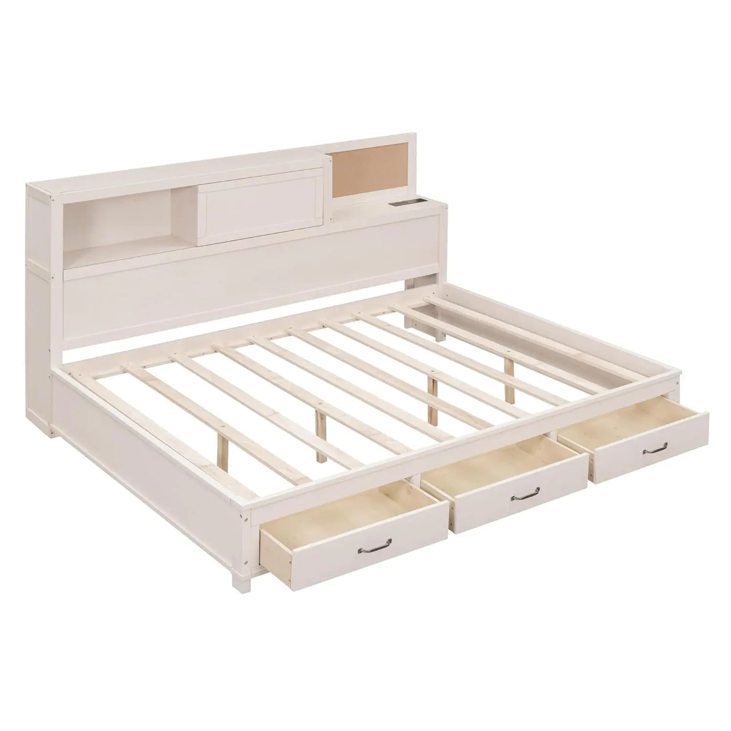 Full Size Daybed with USB Ports and Sockets