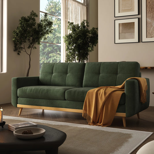 Mid-Century Modern Loveseat Sofa