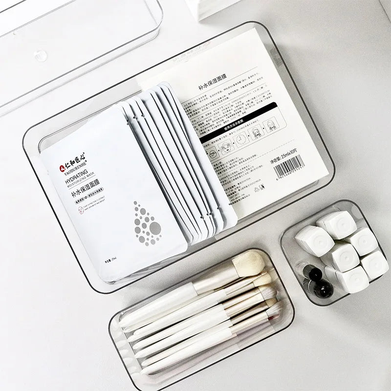 4PCS Desk Drawer Set, Makeup Organizers