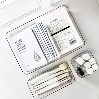4PCS Desk Drawer Set, Makeup Organizers