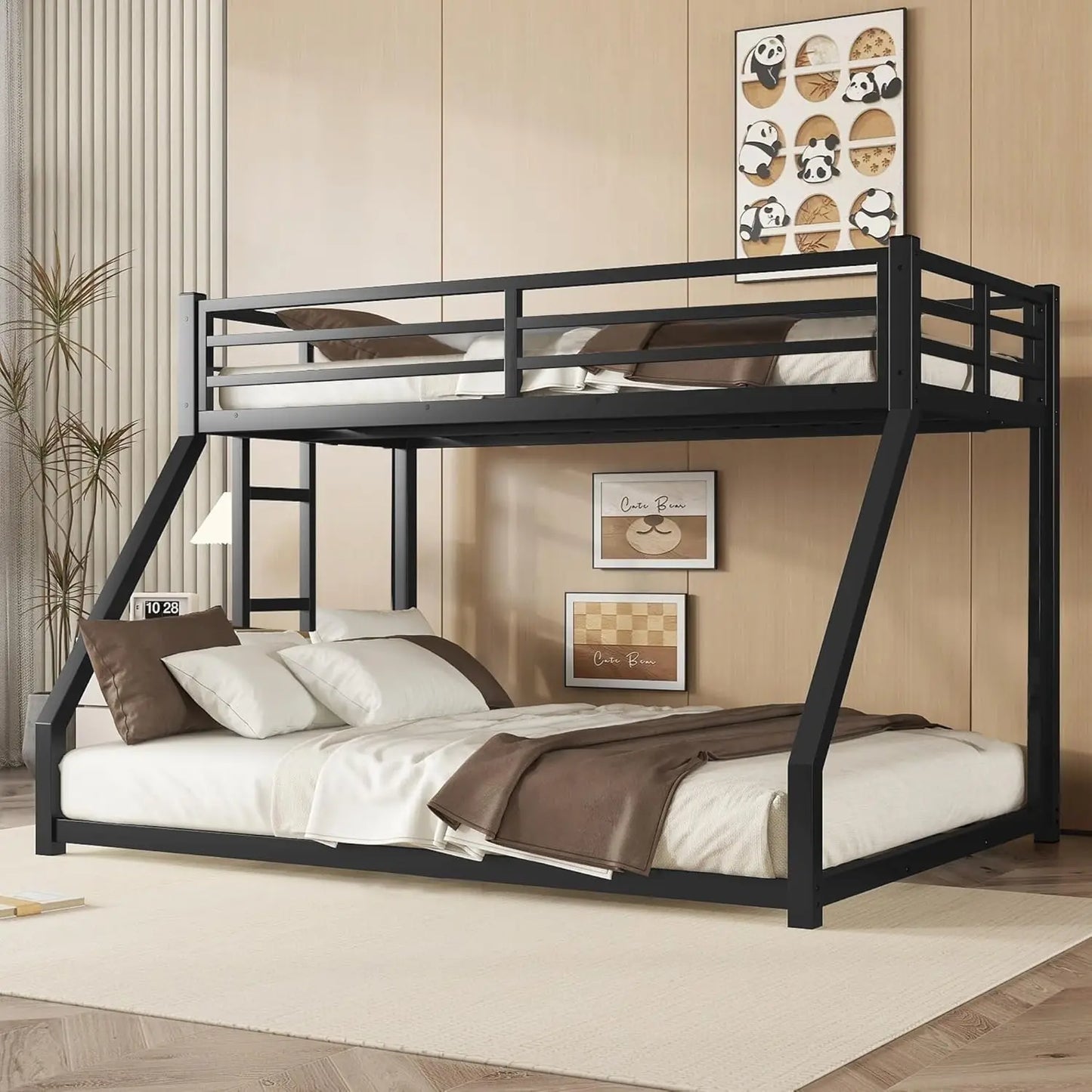 Twin Over Twin Bunk Bed with Slide