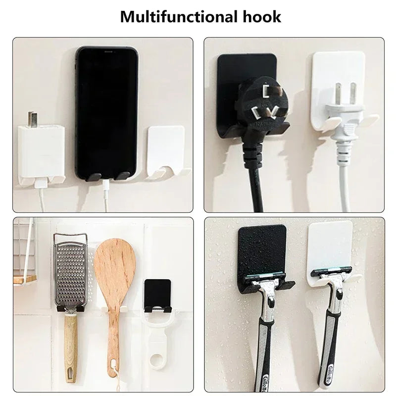 1/2/4/6Pcs Bathroom Razor Storage Hook