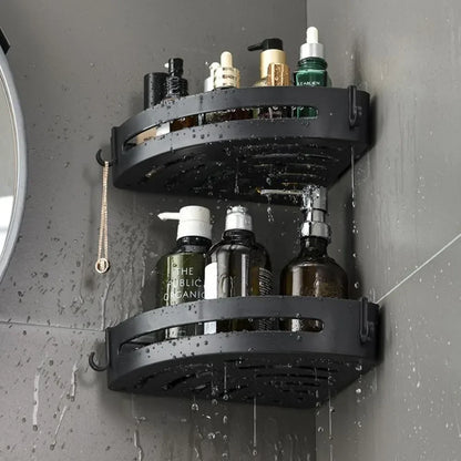 Adhesive Bathroom Shelf Shower Caddy No-Drill Corner Towel Holder Floating Storage Organizer (1/2/3 Pack)