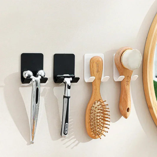 1/2/4/6Pcs Bathroom Razor Storage Hook
