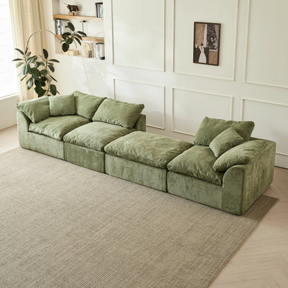 Modern Cloud L-Shaped 3-Seater Deep Seat Sofa