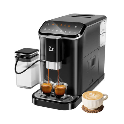 Fully Automatic Espresso Machine With Grinder and Milk Frother