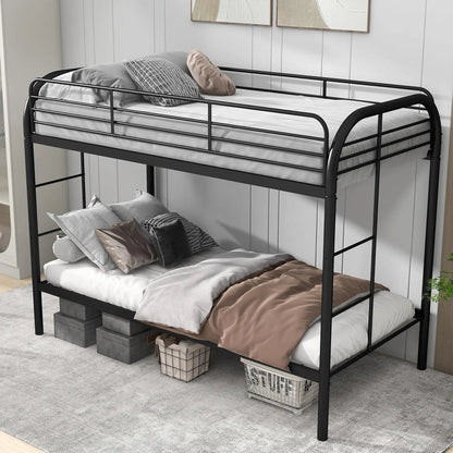 Twin Over Twin Bunk Bed with Slide