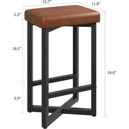 2PCS 24" Bar Stools Set