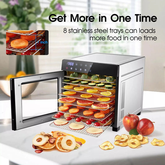 8-Tray Stainless Steel Dehydrator