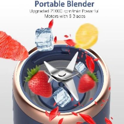 USB Rechargeable Mini Blender with 6 Blades