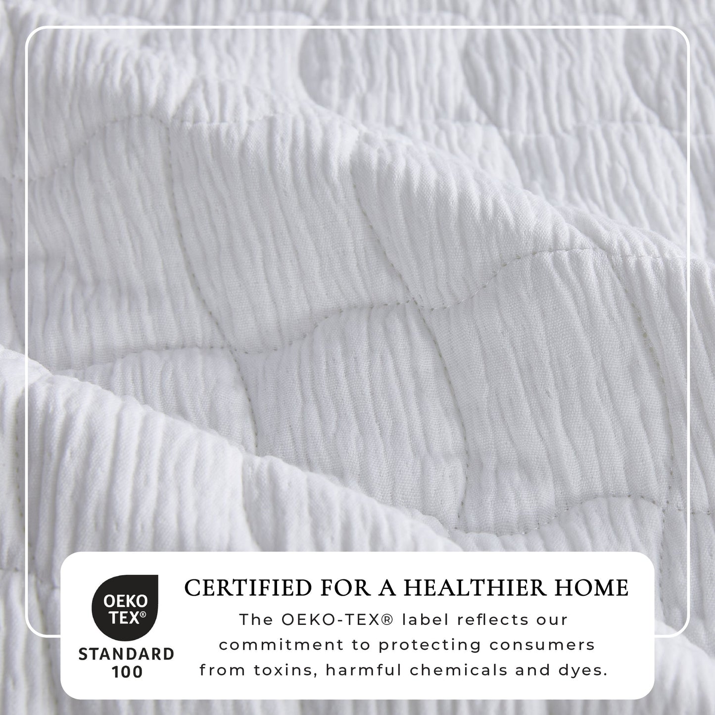 Gauze-Inspired Texture Quilt Set - Wave Stitch Collection